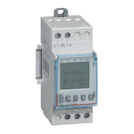 Int.hor hebdom. 1s 16A 230V 50/60Hz