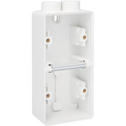 Hydro boîte double 2 entrées - blanc