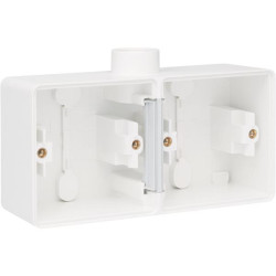 Hydro boîte double 1 entrée - blanc