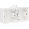 Hydro boîte double 1 entrée - blanc