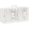 Hydro boîte double 1 entrée - blanc