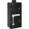 Hydro boîte double 1 entrée - noir