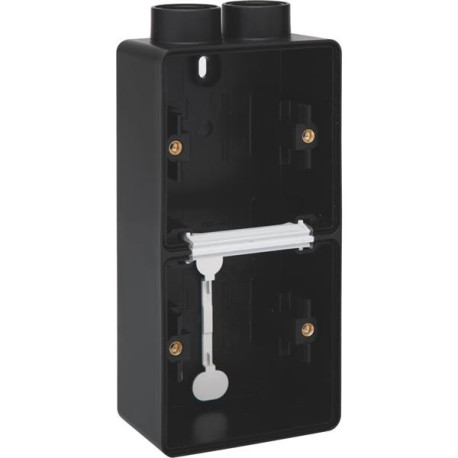 Hydro boîte double 2 entrées - noir