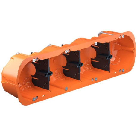 Paroi creuse, O-range, quadr., H 47 mm