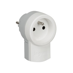 Fiche avec prise 2P+T 16A adaptateur