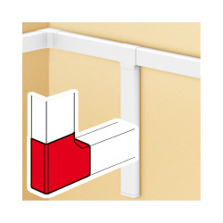 Angle plat 85x50mm DLP sans halogène