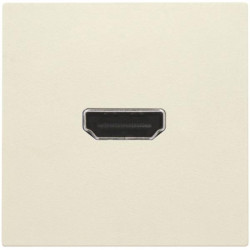 Prise HDMI-HDMI cream