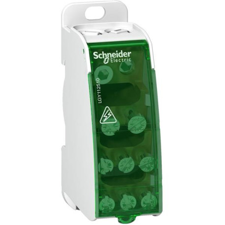 Bloc répartiteur 1P 125A 10 raccordement