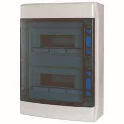 coffret distr., const., IP65, 2x12TE,abs