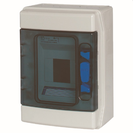coffret distr., const., IP65, 1x4TE, abs