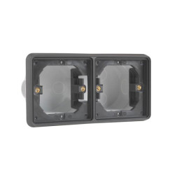 New Hydro cadre encastr 2x horizontaal