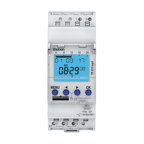 Horloge digitale 24H/7J 230V 50-60HZ 1CO
