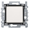 BOUTON POUSSOIR Blanc bornes auto