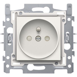 PRISE 2P+T SECUR. WHITE