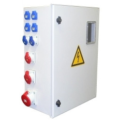 Coffret de chantier 63A avec mod. 25D60