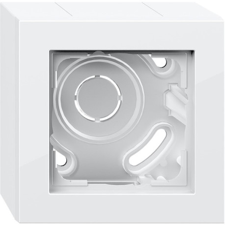 Boîtier AP 1x Gira E2 blanc