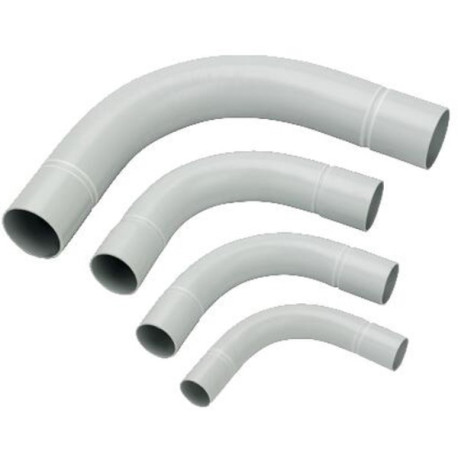 Coude slagvast 40 mm gris clair RAL7035