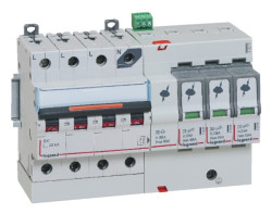 Paraf. +autom 3P+N 20kA T2 2.5kV