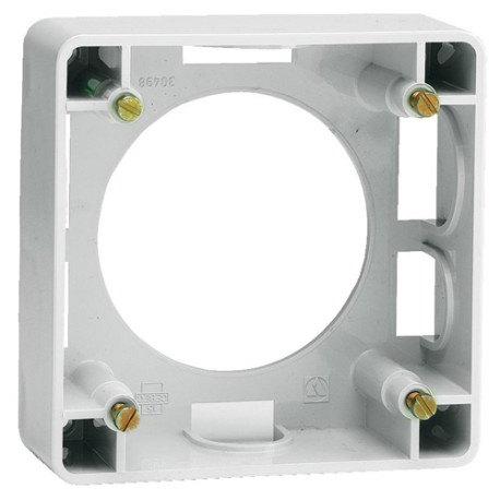 Cadre pr mont apparent pr 16/32A gris