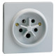 Prise étoile 3P+N+T 32A grise