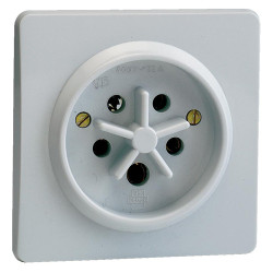 Prise étoile 3P+N+T 32A grise