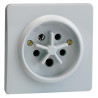 Prise étoile 3P+N+T 32A grise