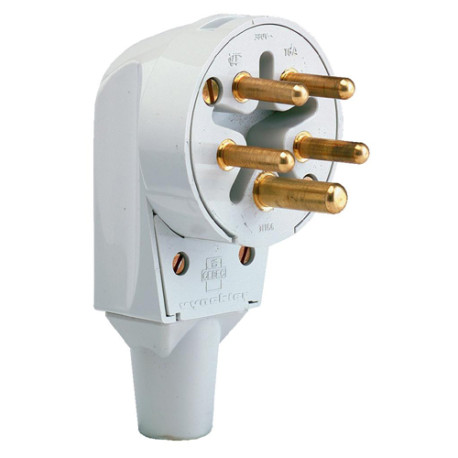 Fiche étoile 3P+N +T 16A grise