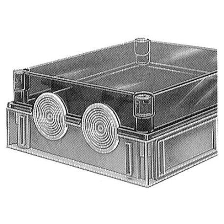 BOITE TETE CABLE 2 CABLES 250x300x108mm