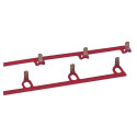 1 x Rail rouge isolée 2P 18M