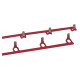 Rail rouge isolée 2P 14M