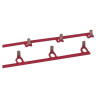 Rail rouge isolée 2P 14M