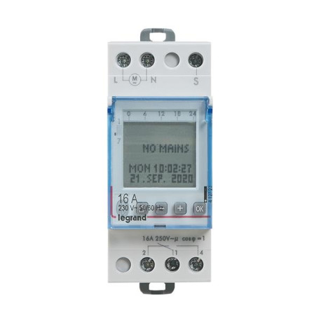 Inter horaire hebdo/astro 1s. BLE 2 mod.