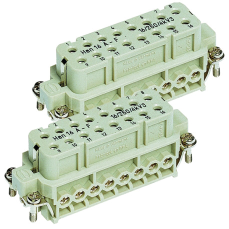 han A 16pos. female insert screw