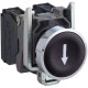 Bouton poussoir noir 1no