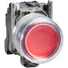 Bouton poussoir rouge 1nc
