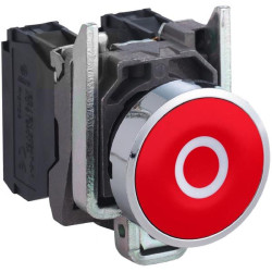 Bouton poussoir rouge  0