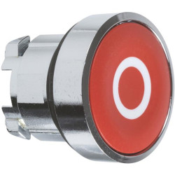 Tete poussoir  O  rouge