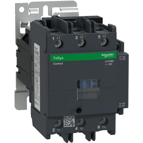 CONT 80A 1NO+1NC 24VDC L PLAGE