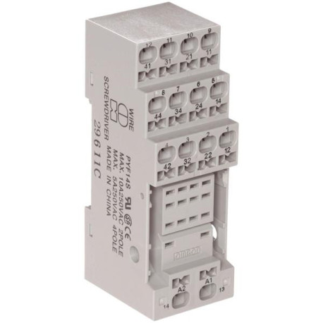 Socle MY4 cage clamp