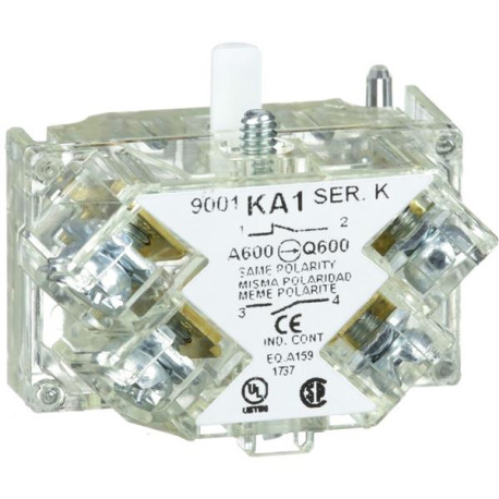 Elément de contact 1no/nc