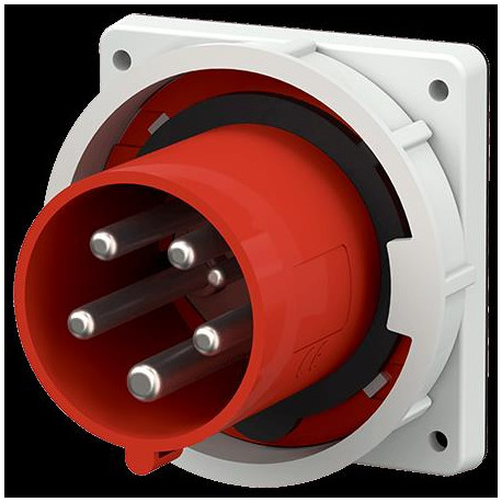 CONNECTEUR ENCAST 63A5P6H400V ROUGE IP67