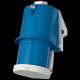 CONNECTEUR MURAL 16A3P6H230V BLEU IP44