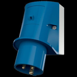 CONNECTEUR MURAL 32A3P6H230V BLEU IP44