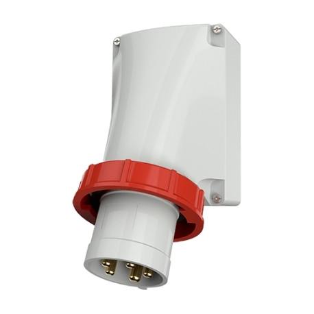 CONNECT.   63A 5P 6H400V ROUGE IP67