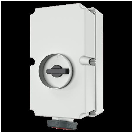 DUO PRISE MURALE 125A5P6H400V ROUGE IP67