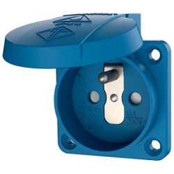 PR.TERRE 16A2P+T 230V,S.EN,VIS IP44 BLEU