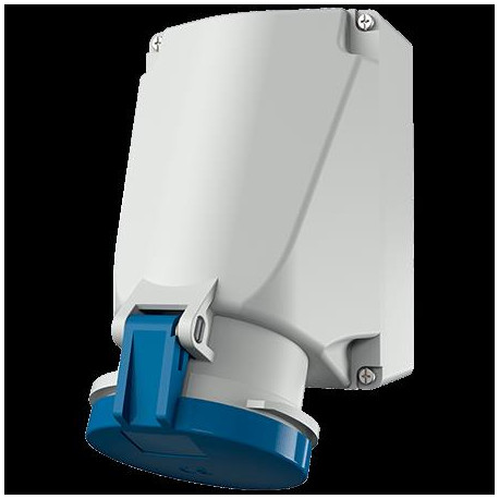 PRISE MURALE 63A3P6H230V BLEU IP44