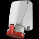 PRISE MURALE 63A4P6H400V ROUGE IP44