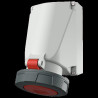 PRISE MURALE 63A4P6H400V ROUGE IP67
