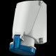 PRISE MURALE 63A4P9H230V BLEU IP44